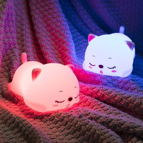 چراغ خواب سیلیکونی گربه پلاس